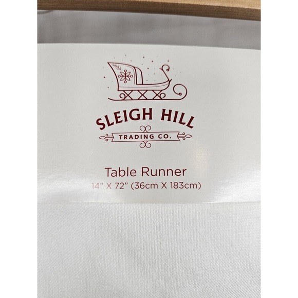 Christmas Table Runner 3 Gnomes Sleigh Hill 14 X 72 Holiday New Fast Ship #B77 - Picture 4 of 7
